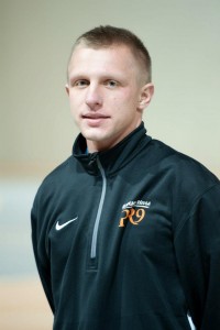 Trener Lukasz Laczny