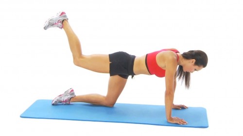 Quadruped Hip Extension – poprawa siły i elastyczności mięśni pośladkowych.