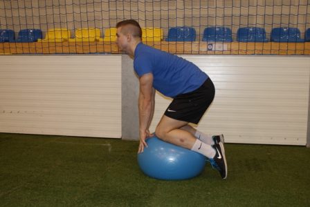 core stability na piłce