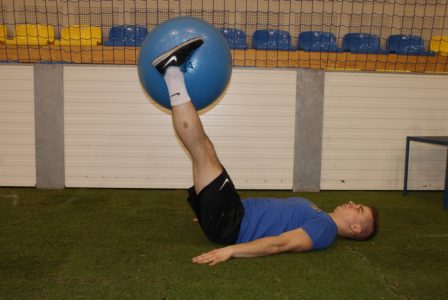 stabilizacja z piłką fitness